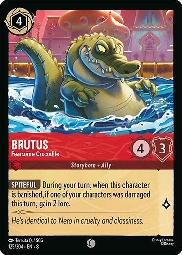 Brutus - Fearsome Crocodile - 125/204 - Common